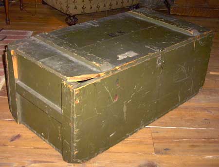 Military Wooden Foot Locker Military Wooden Trunk Army Foot 